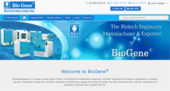 Desktop Screenshot of biotechnologiesinc.com