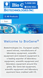 Mobile Screenshot of biotechnologiesinc.com